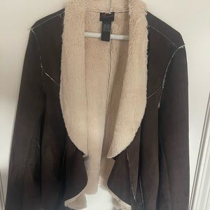 Faux Suede Jacket
